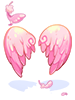Costume Cupid's Pink Wings