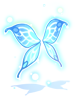 Costume Blue Wings of Fairy